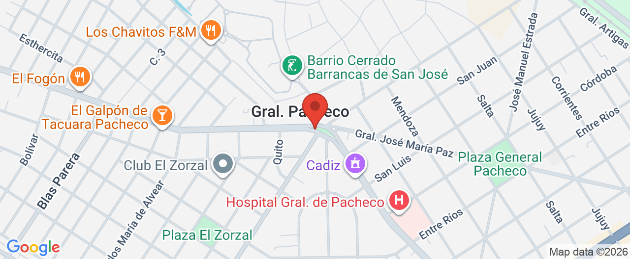 Mapa de la ubicación