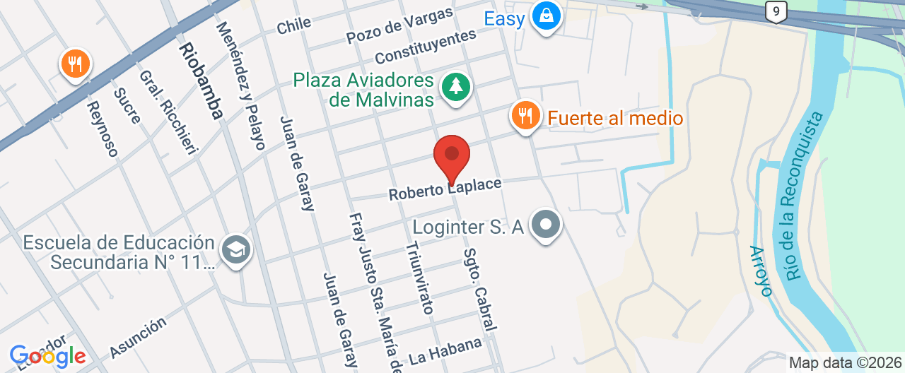 Mapa de la ubicación