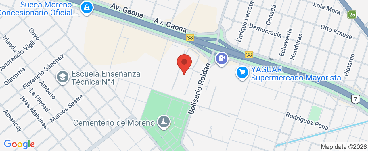 Mapa de la ubicación