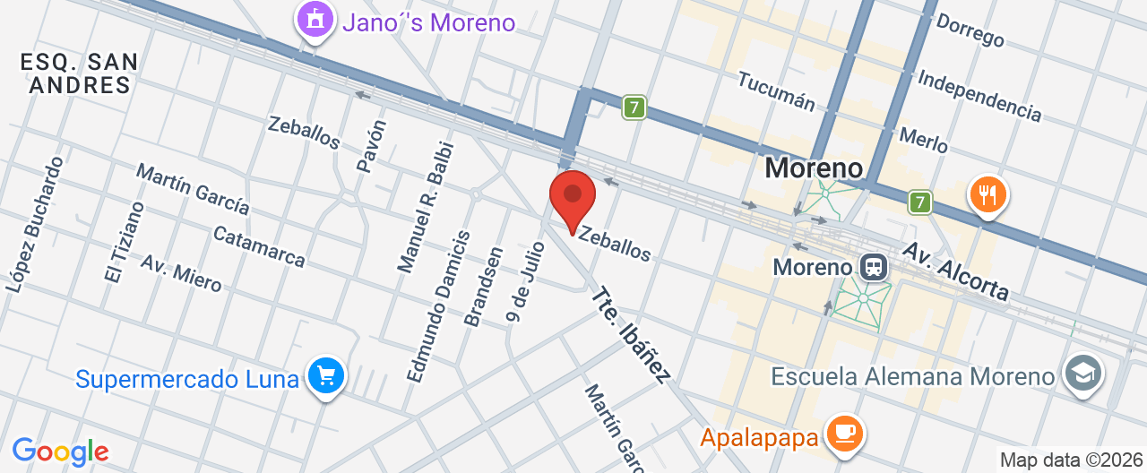 Mapa de la ubicación