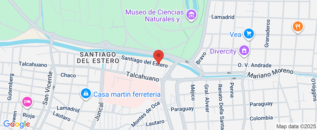 Mapa de la ubicación