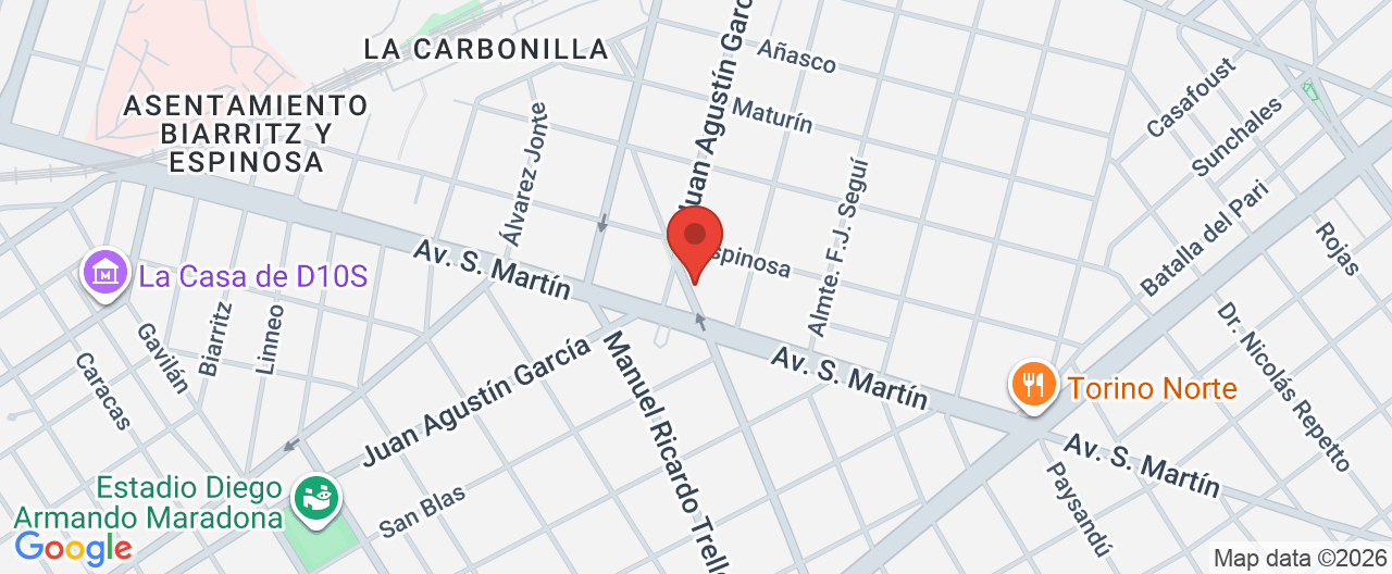 Mapa de la ubicación