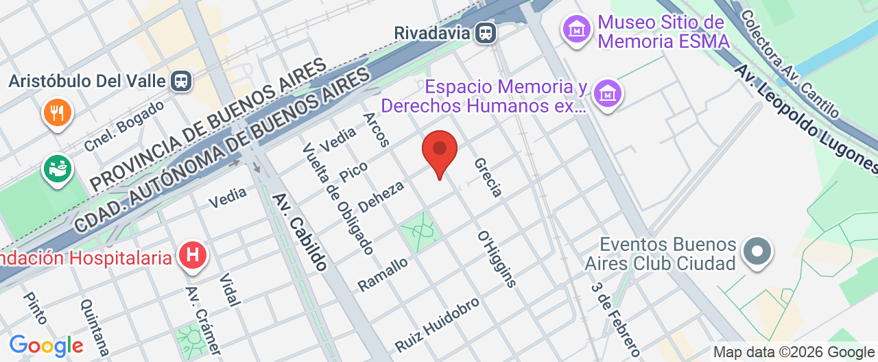 Mapa de la ubicación