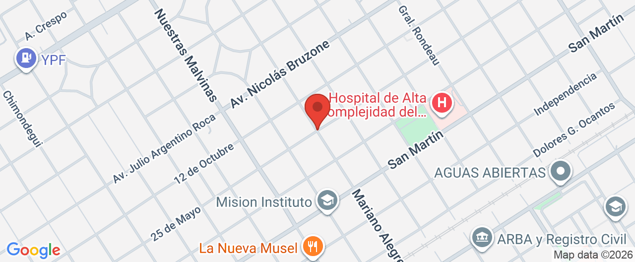 Mapa de la ubicación