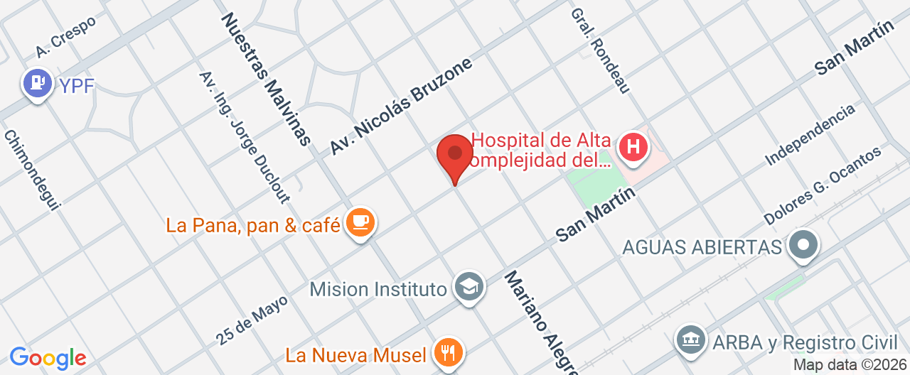 Mapa de la ubicación