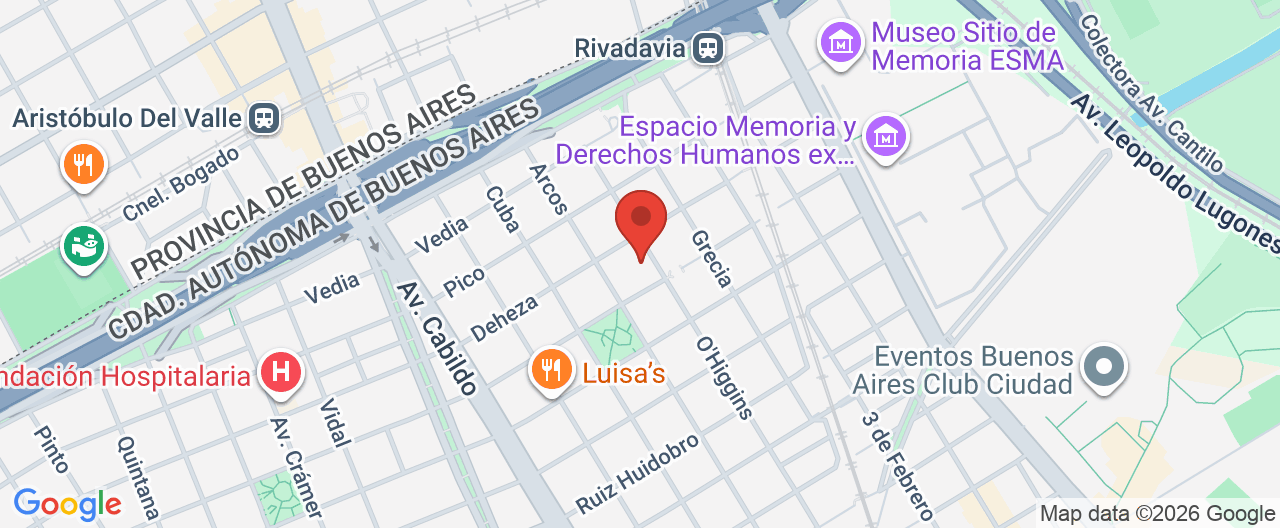 Mapa de la ubicación