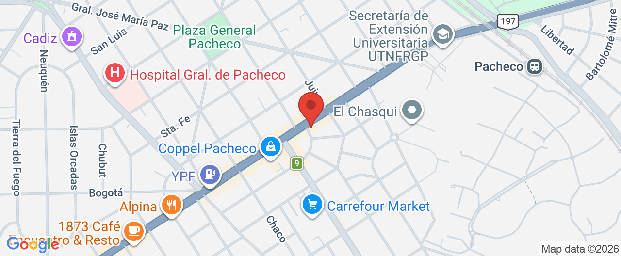 Mapa de la ubicación