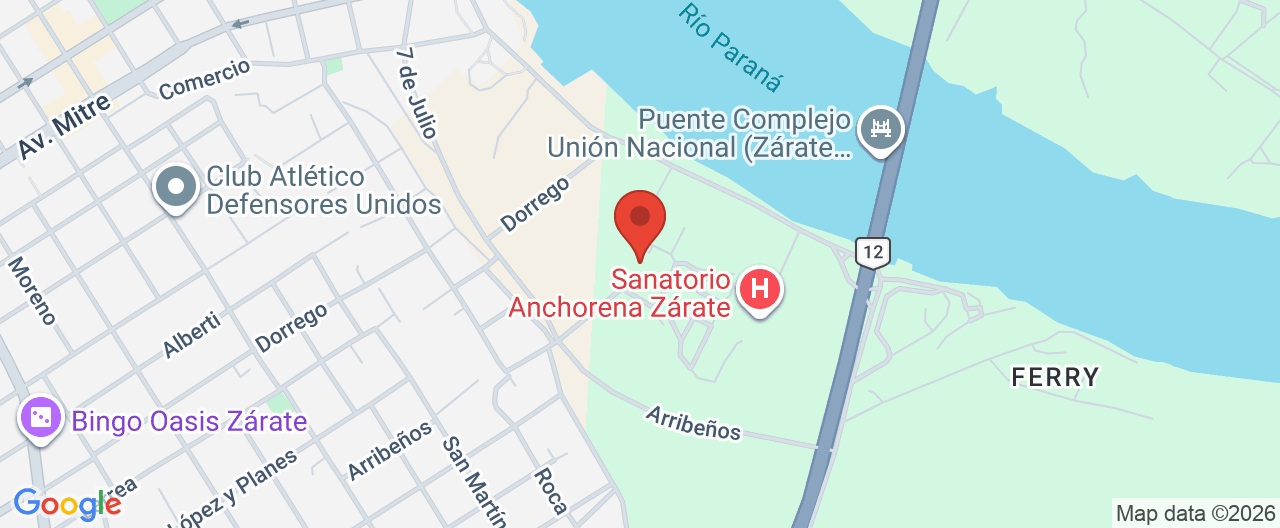 Mapa de la ubicación