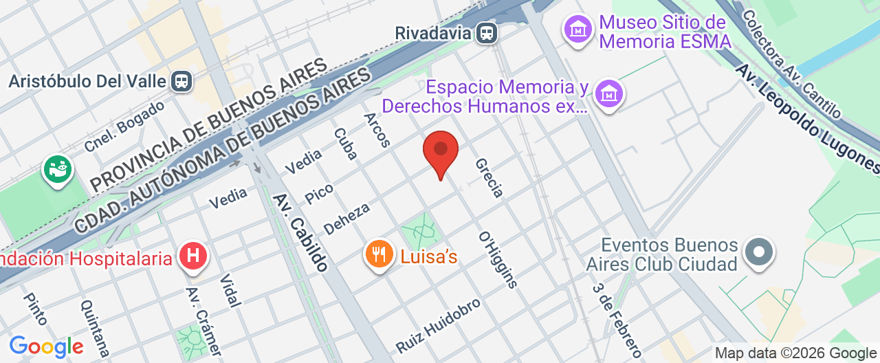 Mapa de la ubicación