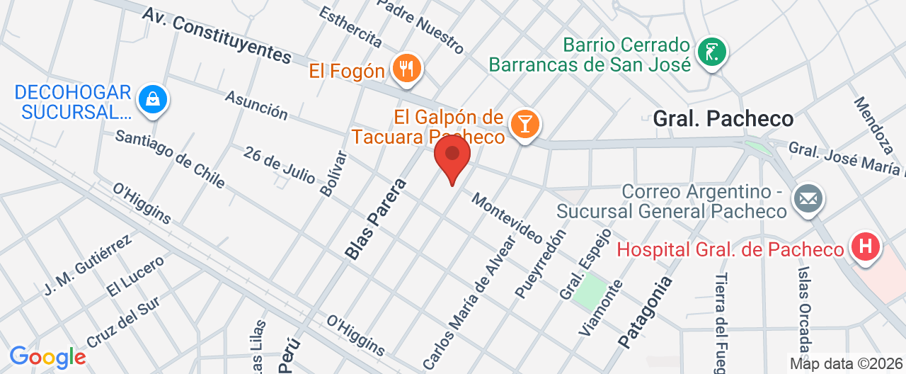 Mapa de la ubicación