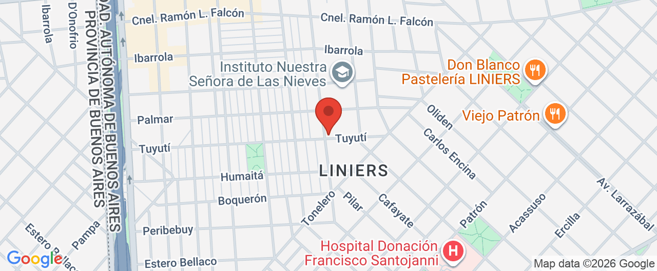 Mapa de la ubicación