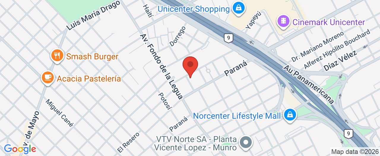 Mapa de la ubicación
