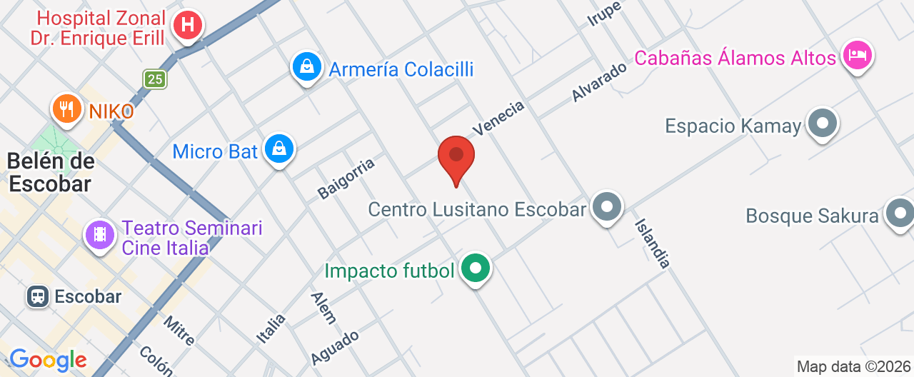 Mapa de la ubicación