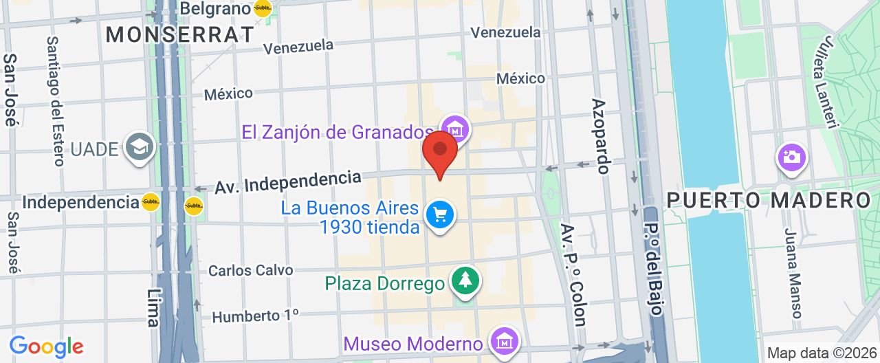 Mapa de la ubicación