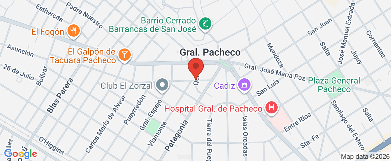 Mapa de la ubicación