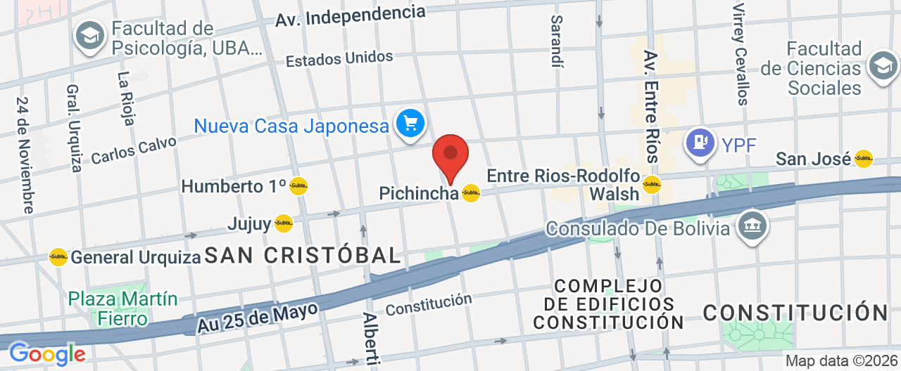 Mapa de la ubicación