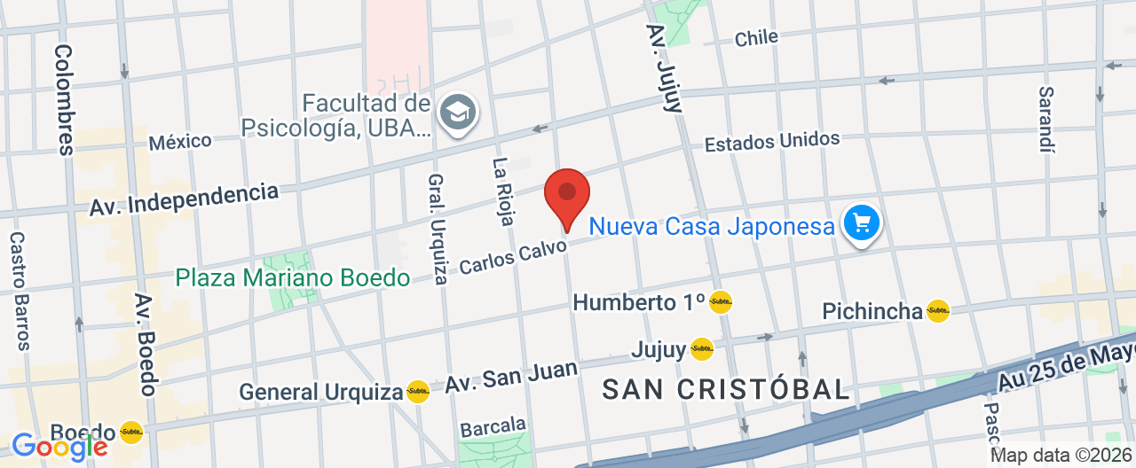 Mapa de la ubicación