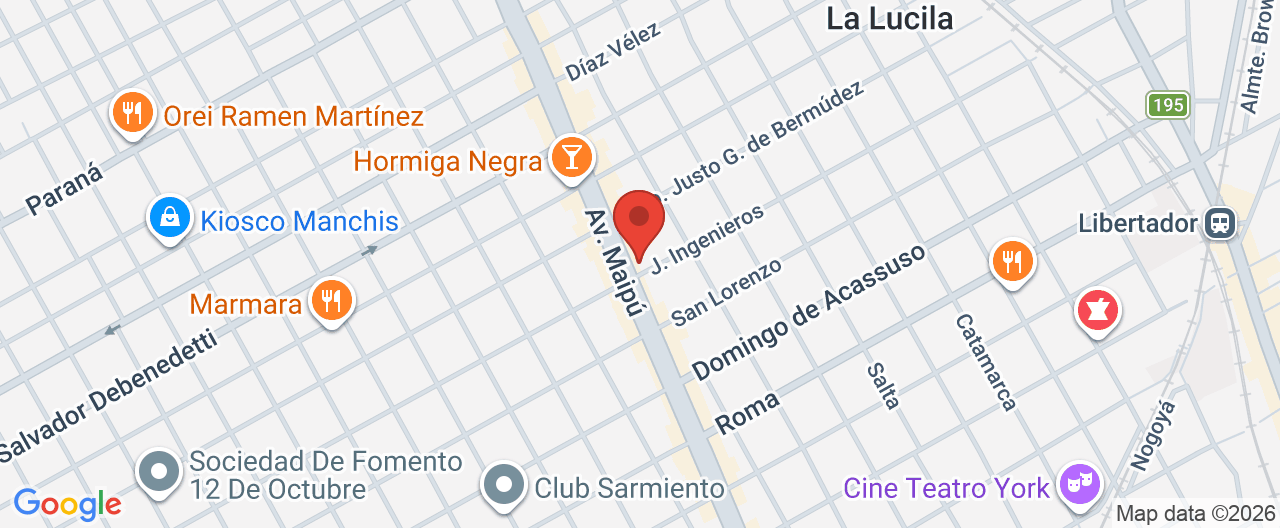 Mapa de la ubicación
