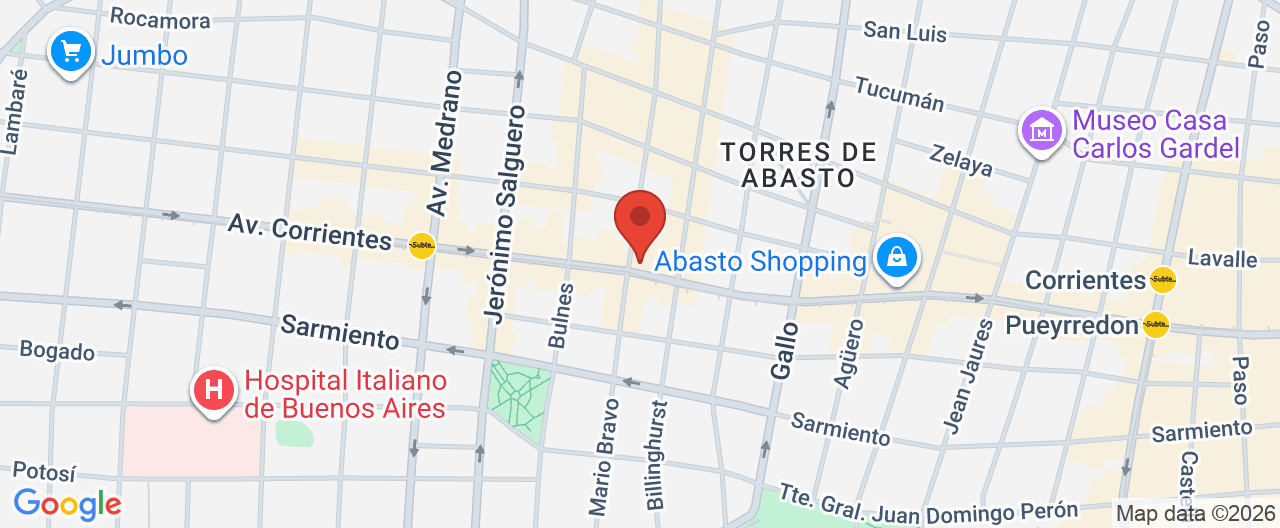 Mapa de la ubicación