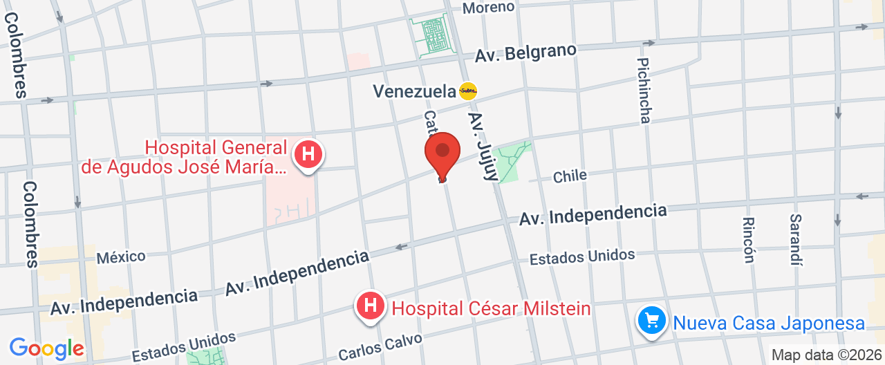 Mapa de la ubicación