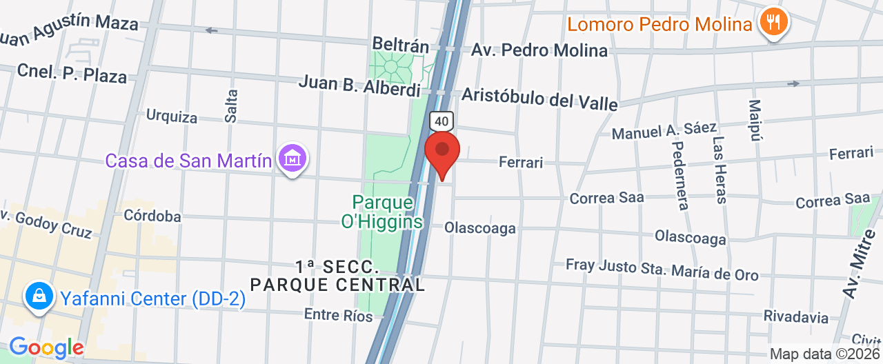 Mapa de la ubicación