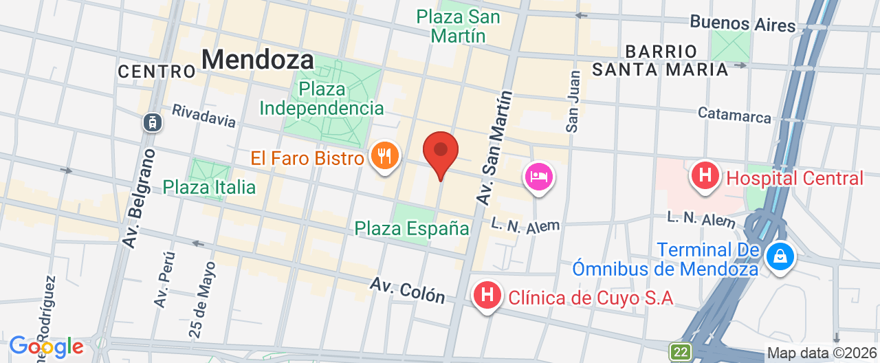 Mapa de la ubicación