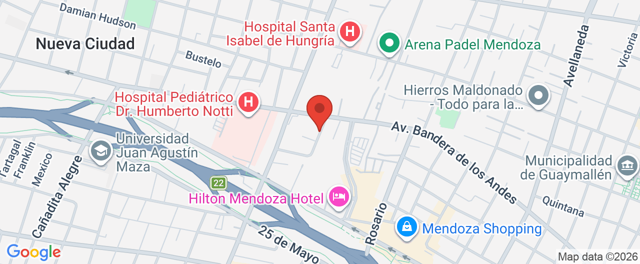 Mapa de la ubicación