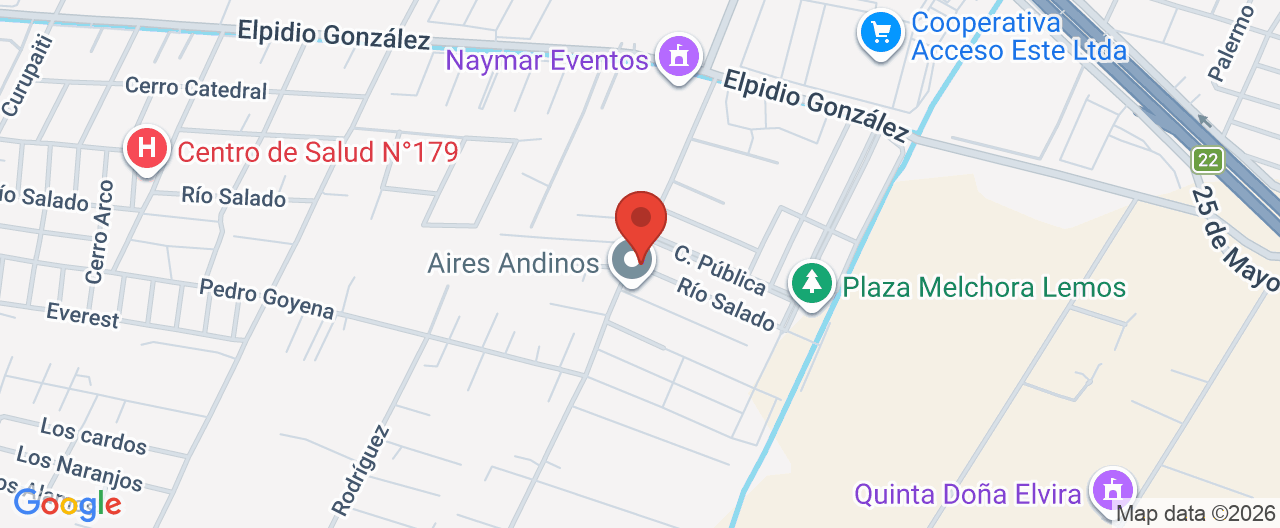 Mapa de la ubicación
