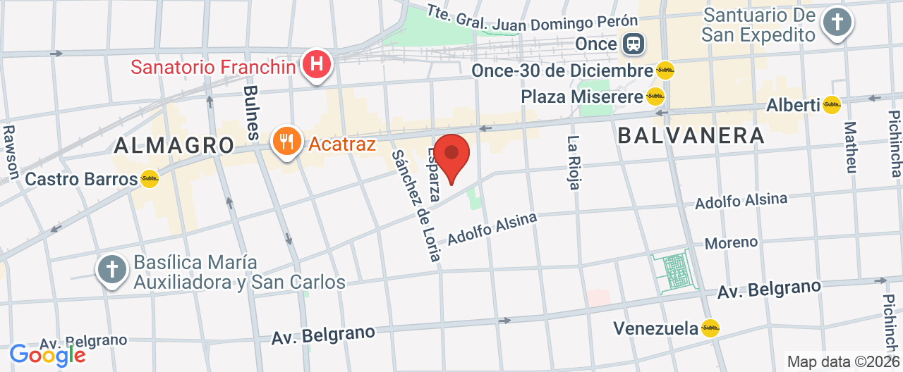 Mapa de la ubicación