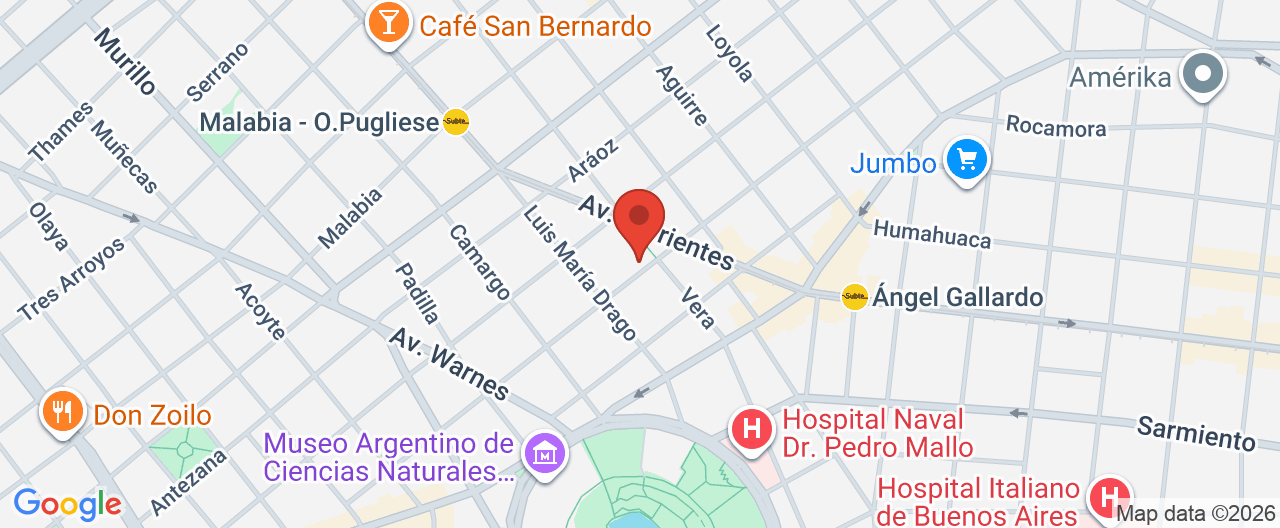 Mapa de la ubicación