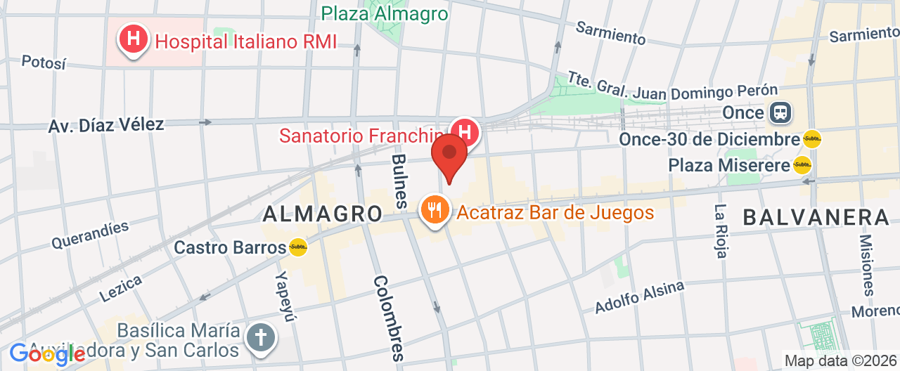 Mapa de la ubicación