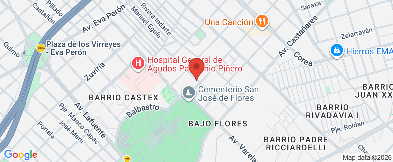Mapa de la ubicación