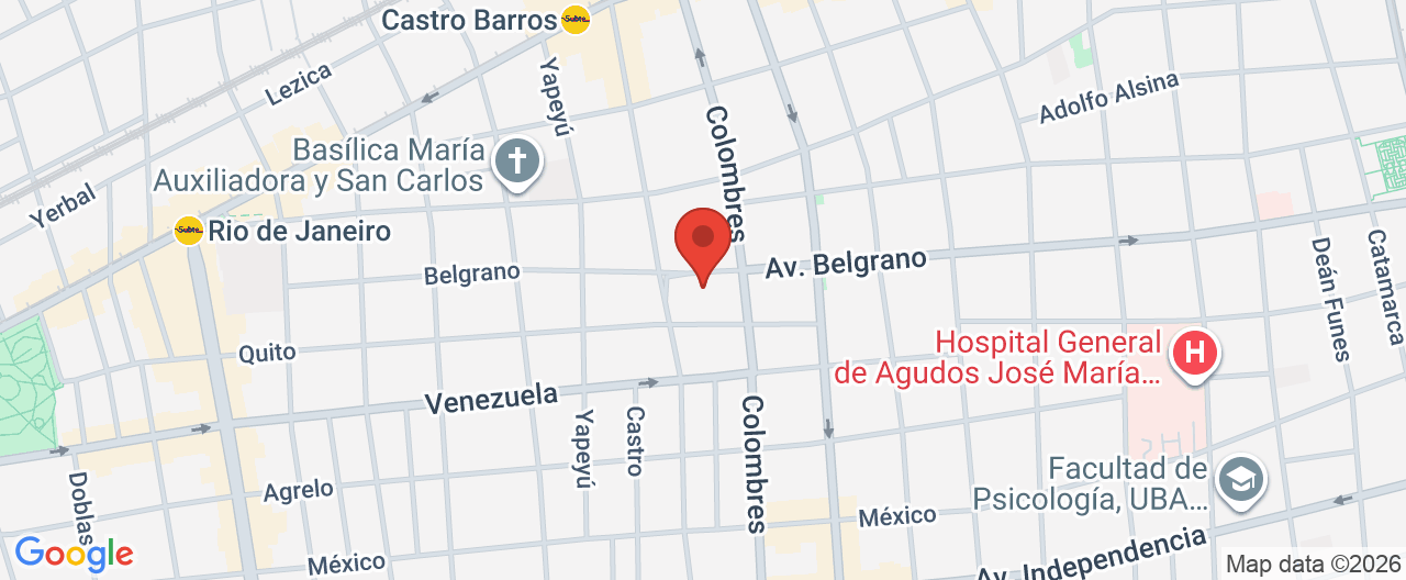 Mapa de la ubicación