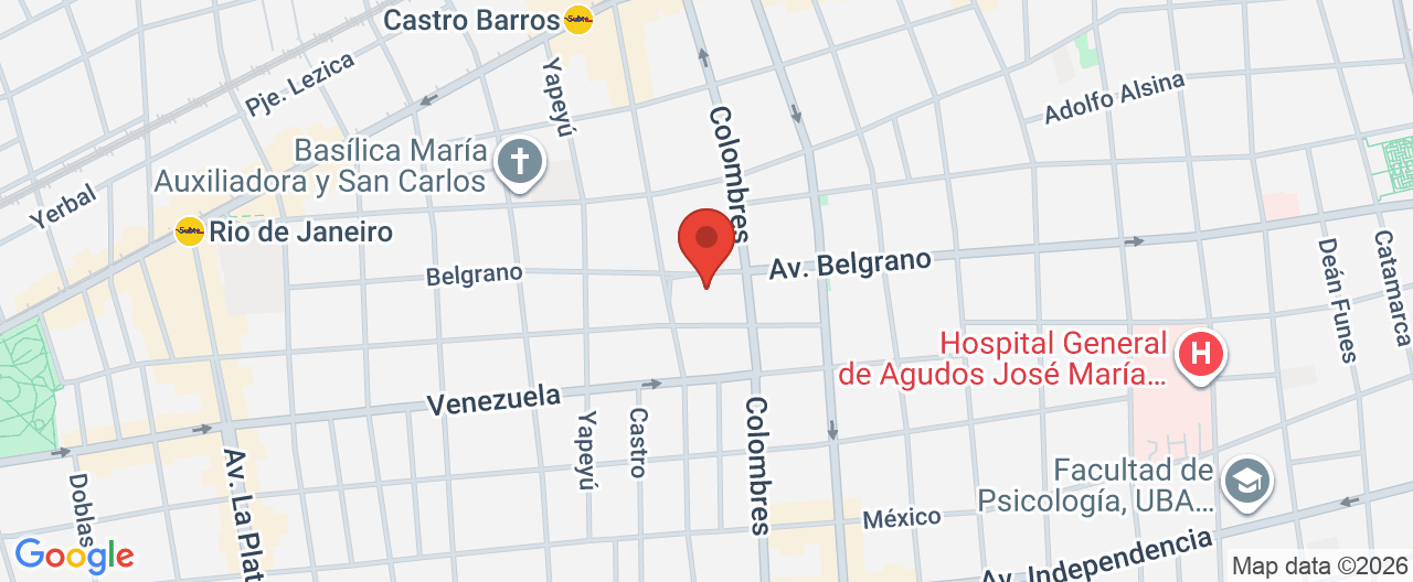 Mapa de la ubicación
