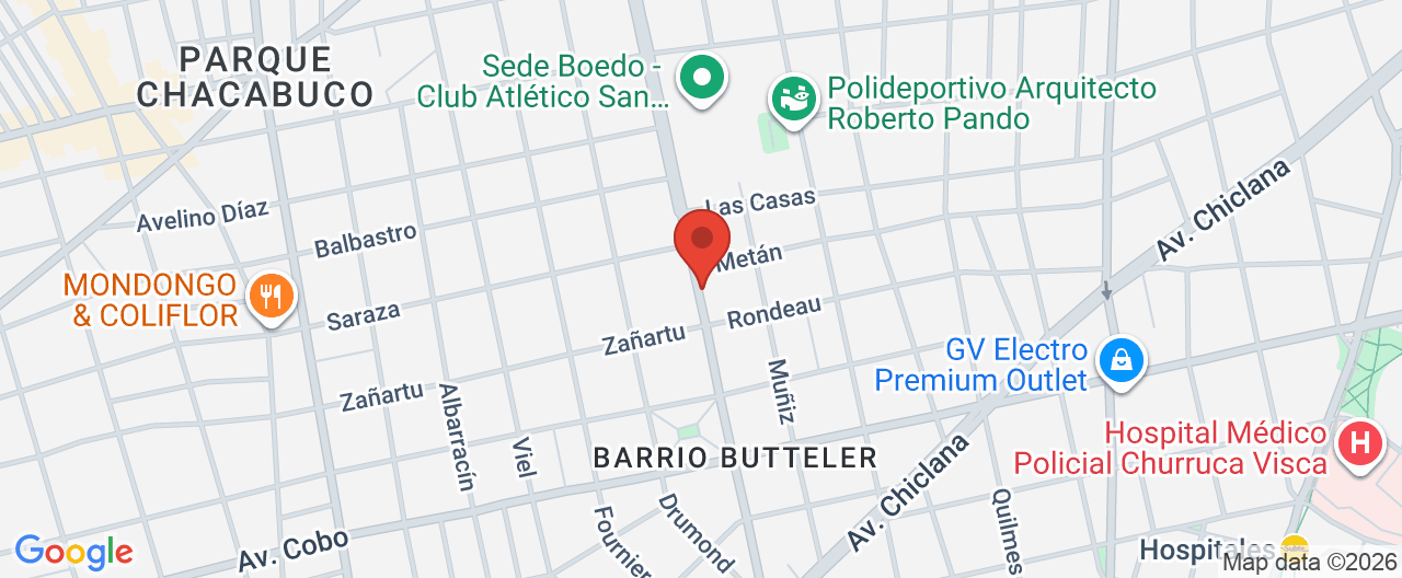 Mapa de la ubicación