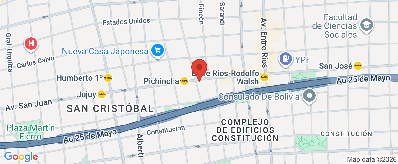 Mapa de la ubicación