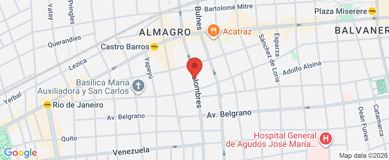 Mapa de la ubicación
