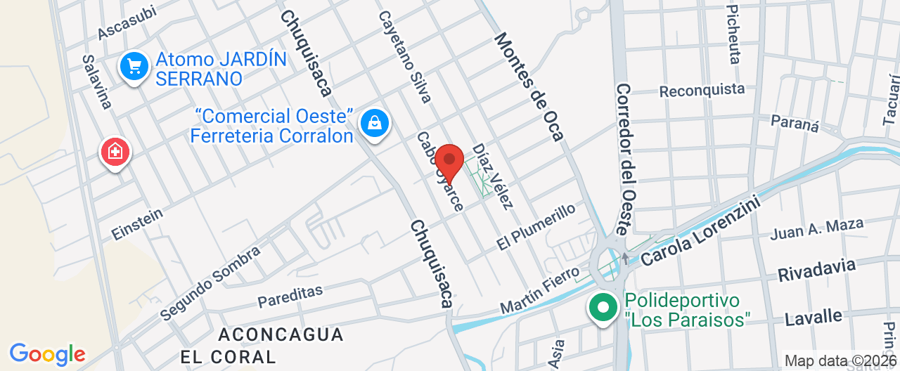 Mapa de la ubicación