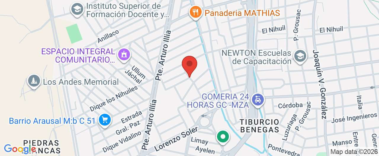 Mapa de la ubicación