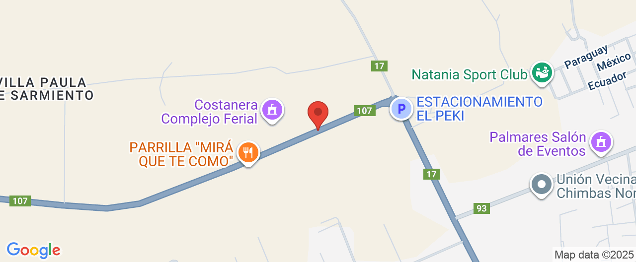 Mapa de la ubicación