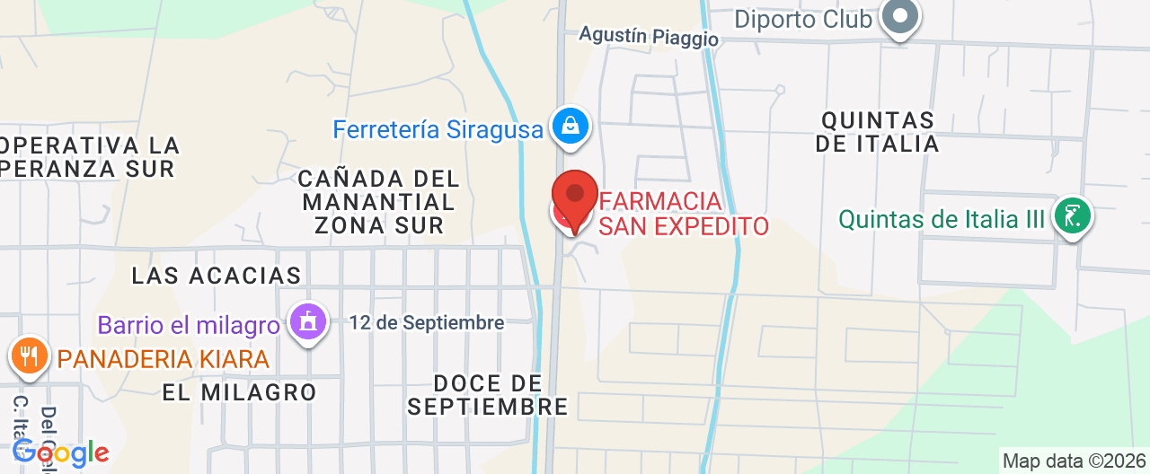 Mapa de la ubicación