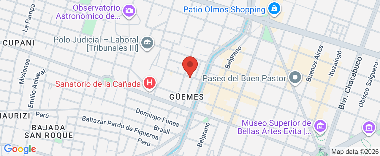 Mapa de la ubicación