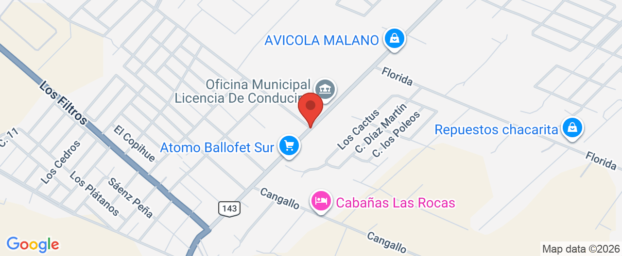 Mapa de la ubicación