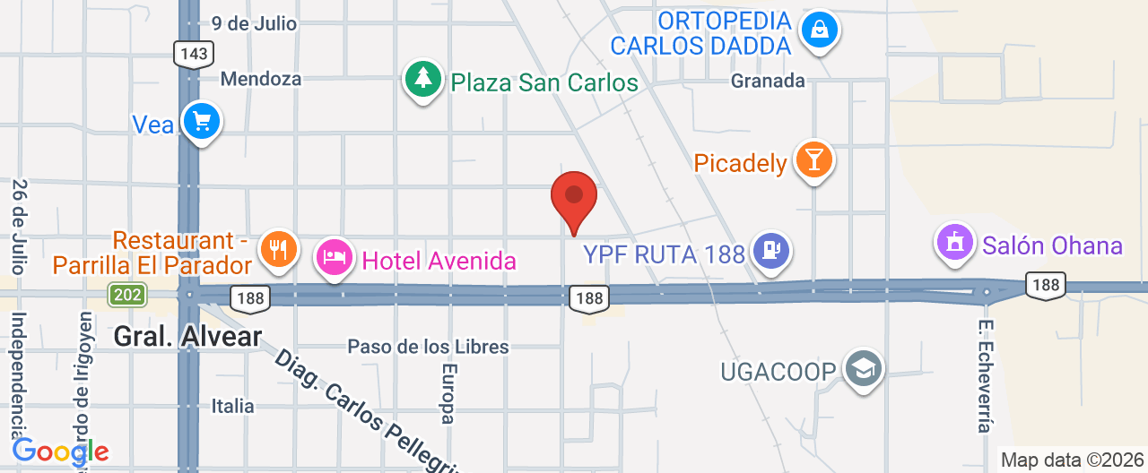 Mapa de la ubicación