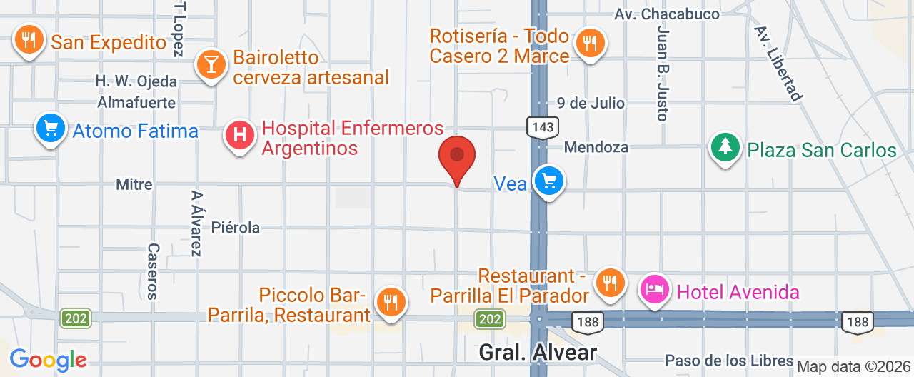 Mapa de la ubicación