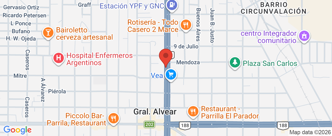 Mapa de la ubicación