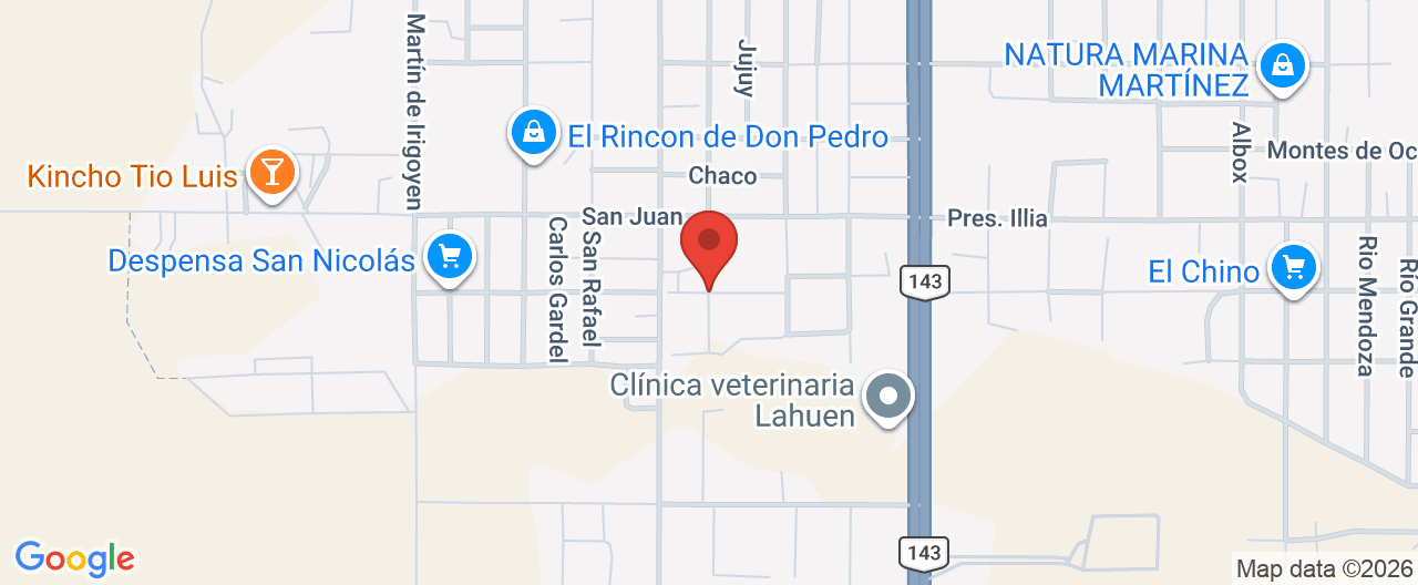 Mapa de la ubicación
