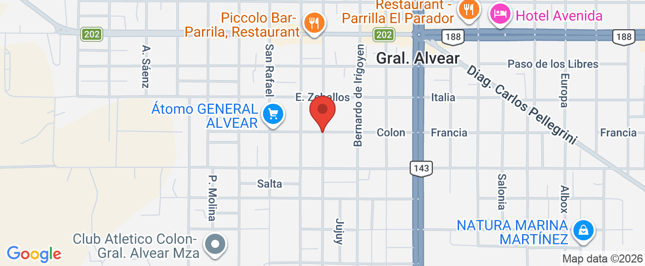 Mapa de la ubicación