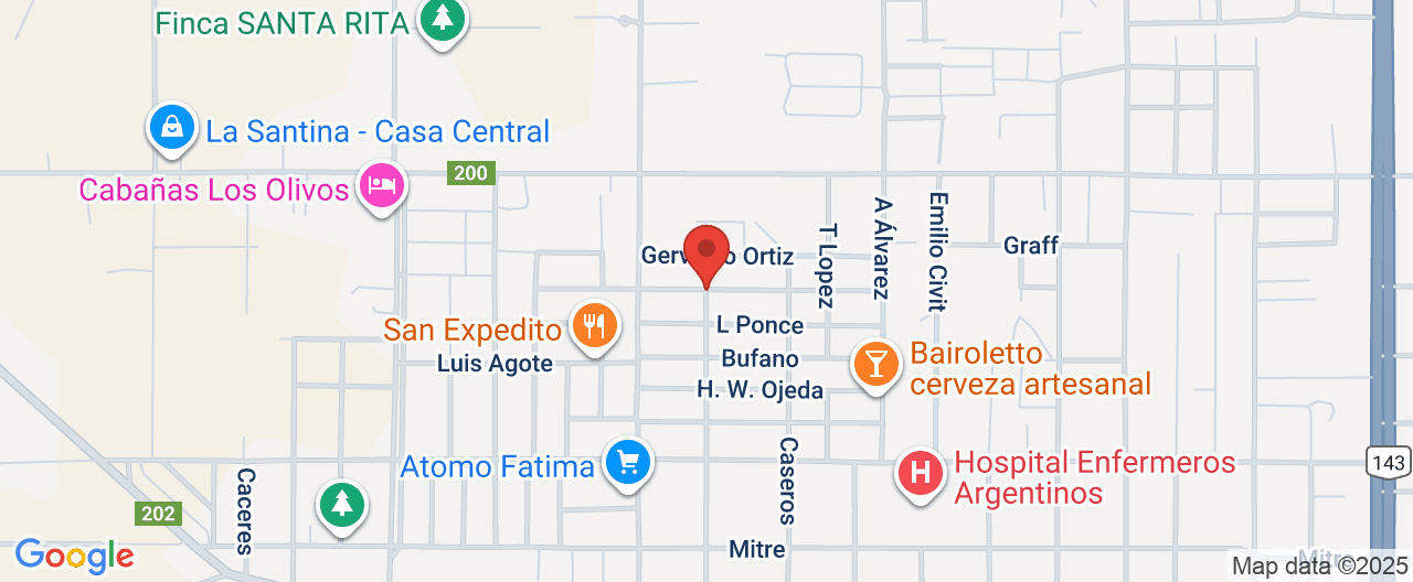 Mapa de la ubicación