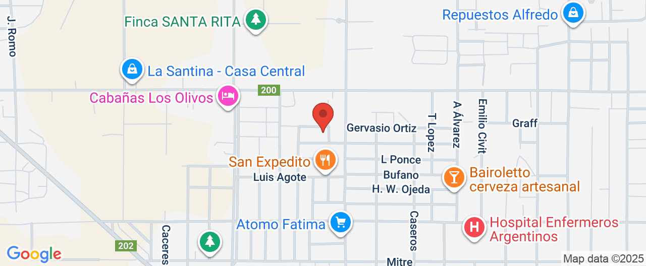Mapa de la ubicación